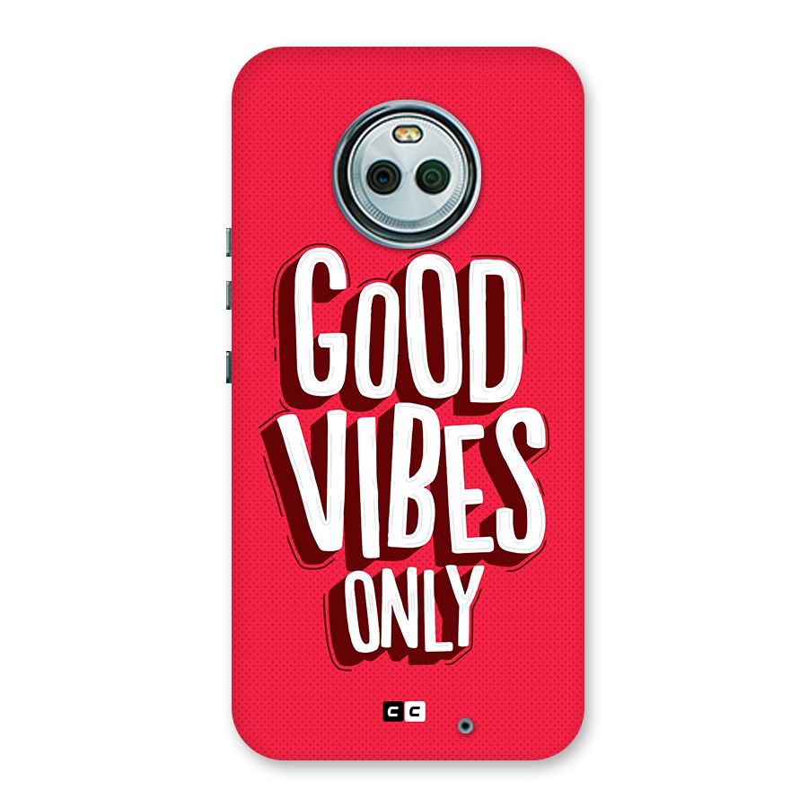 Good Vibes Only Pop Art Back Case for Moto X4
