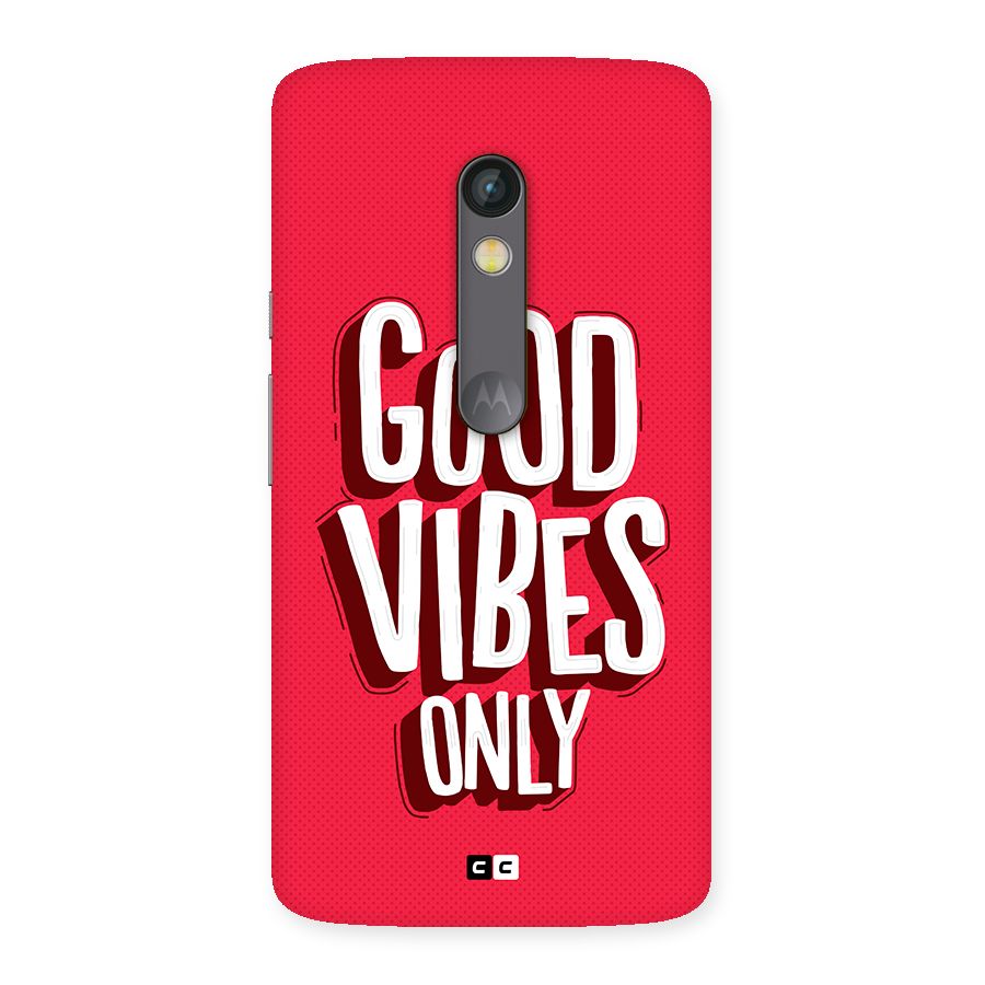 Good Vibes Only Pop Art Back Case for Moto X Play