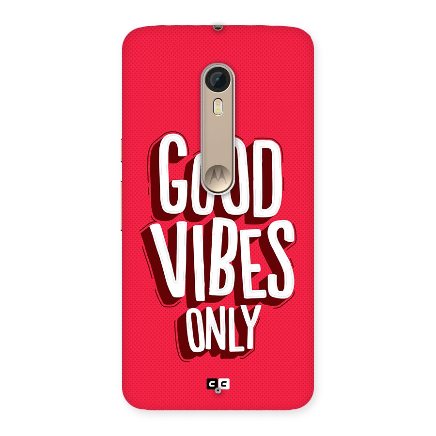 Good Vibes Only Pop Art Back Case for Moto X Style