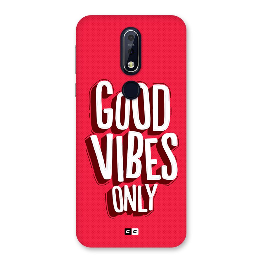 Good Vibes Only Pop Art Back Case for Nokia 7.1