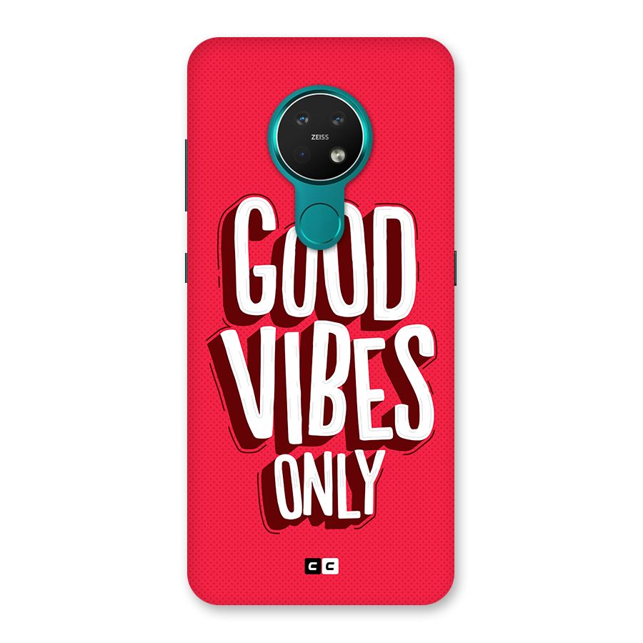 Good Vibes Only Pop Art Back Case for Nokia 7.2