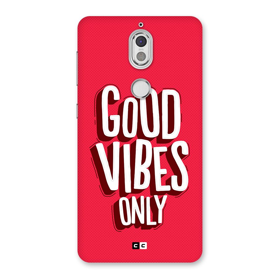 Good Vibes Only Pop Art Back Case for Nokia 7