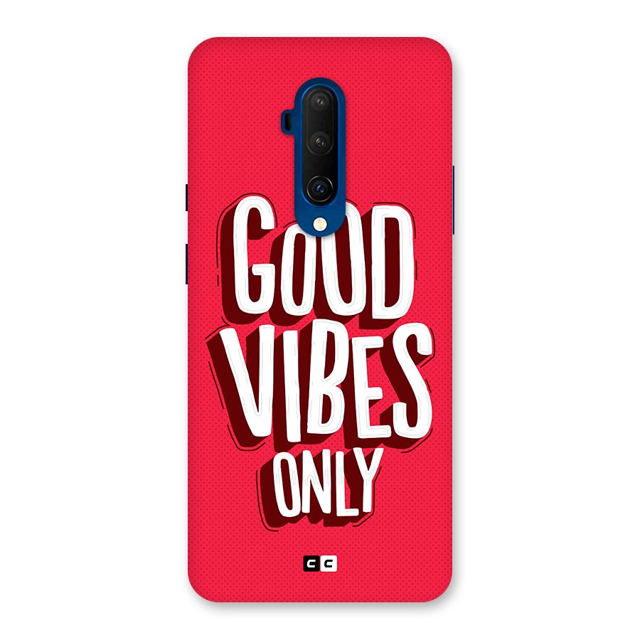 Good Vibes Only Pop Art Back Case for OnePlus 7T Pro