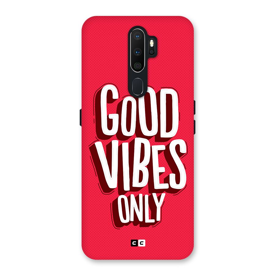 Good Vibes Only Pop Art Back Case for Oppo A5 (2020)