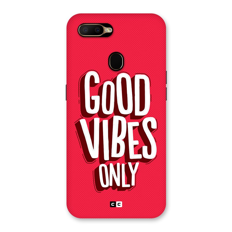 Good Vibes Only Pop Art Back Case for Oppo A5s