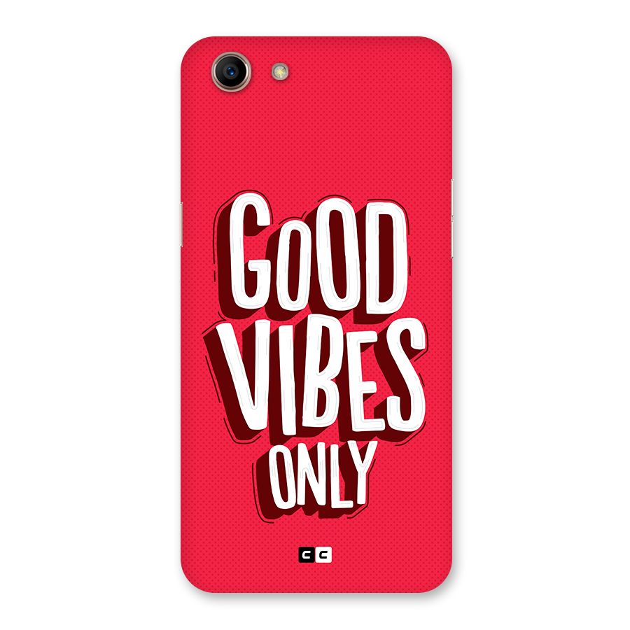 Good Vibes Only Pop Art Back Case for Oppo A83 (2018)