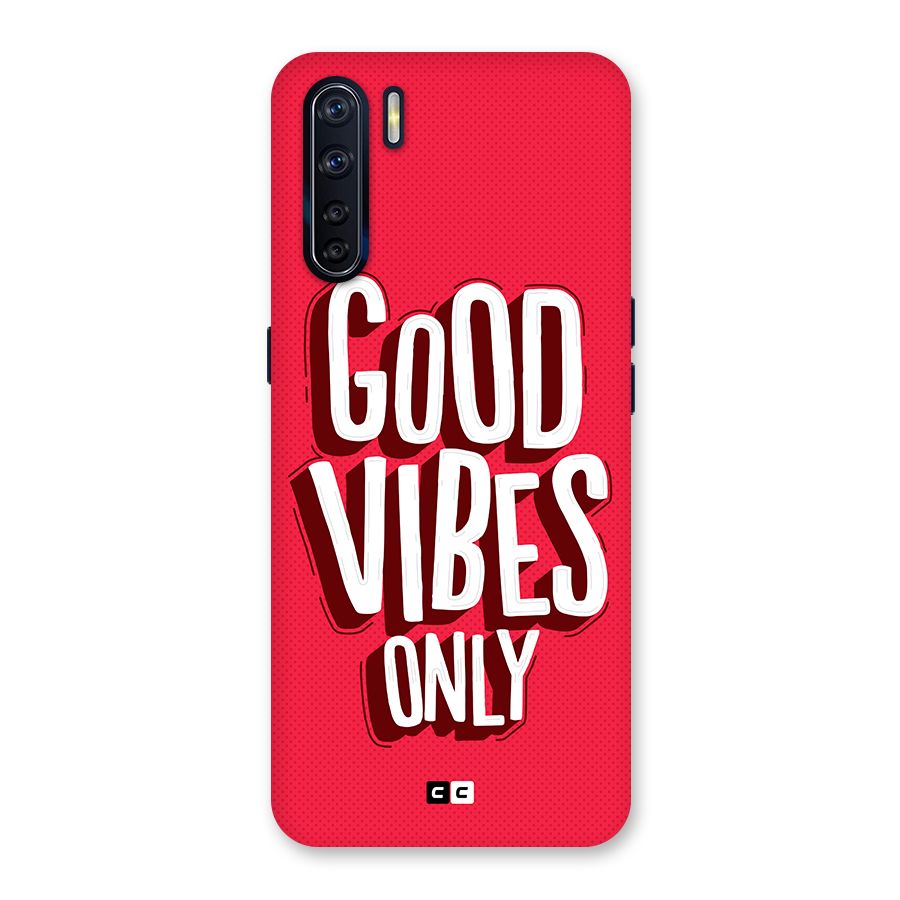 Good Vibes Only Pop Art Back Case for Oppo F15