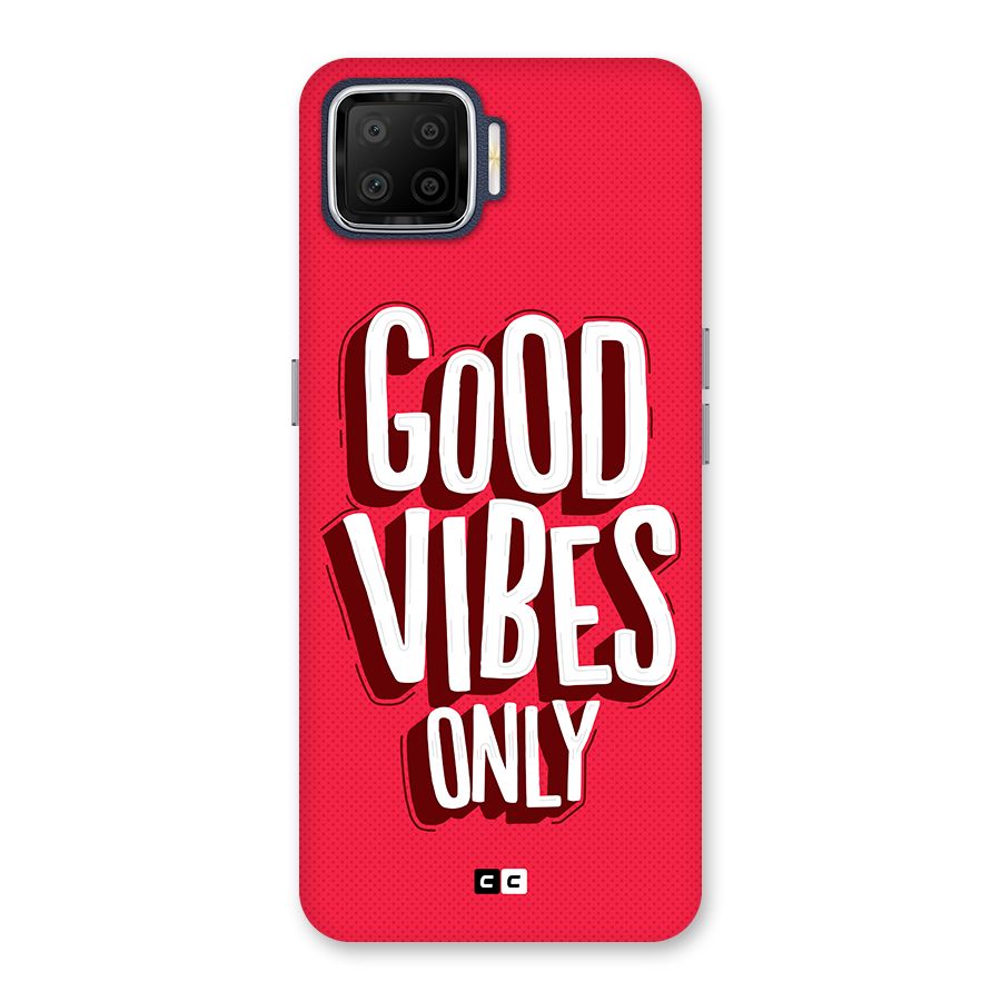 Good Vibes Only Pop Art Back Case for Oppo F17