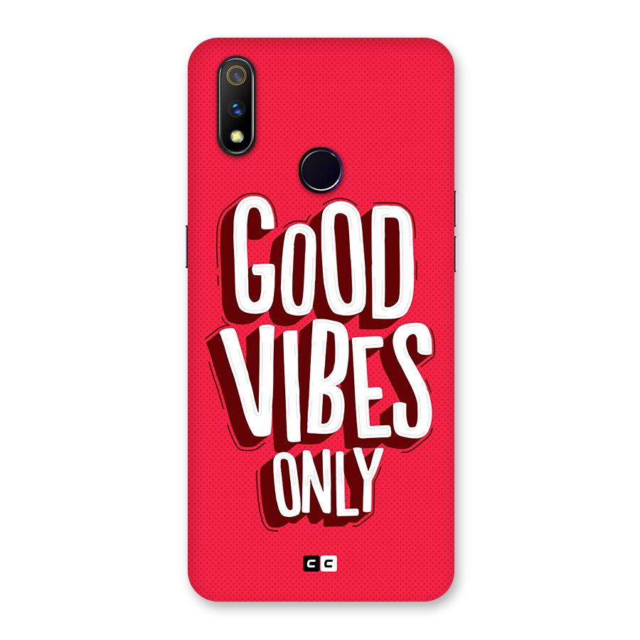 Good Vibes Only Pop Art Back Case for Realme 3 Pro