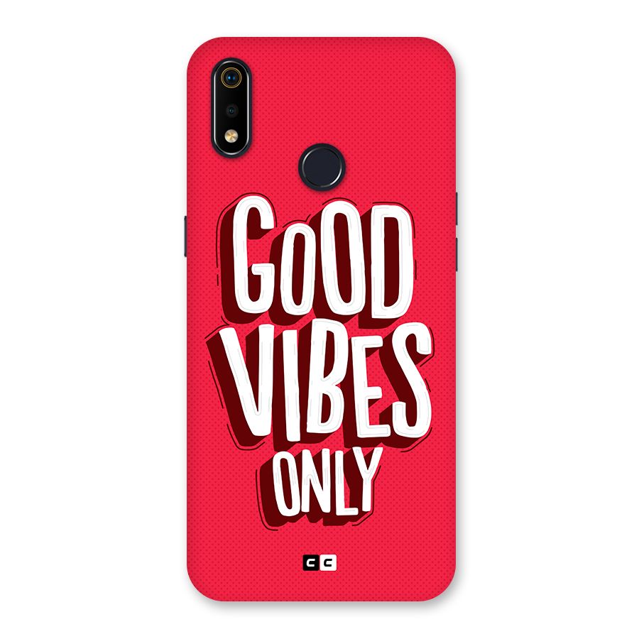 Good Vibes Only Pop Art Back Case for Realme 3i