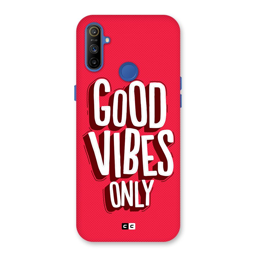 Good Vibes Only Pop Art Back Case for Realme Narzo 10A