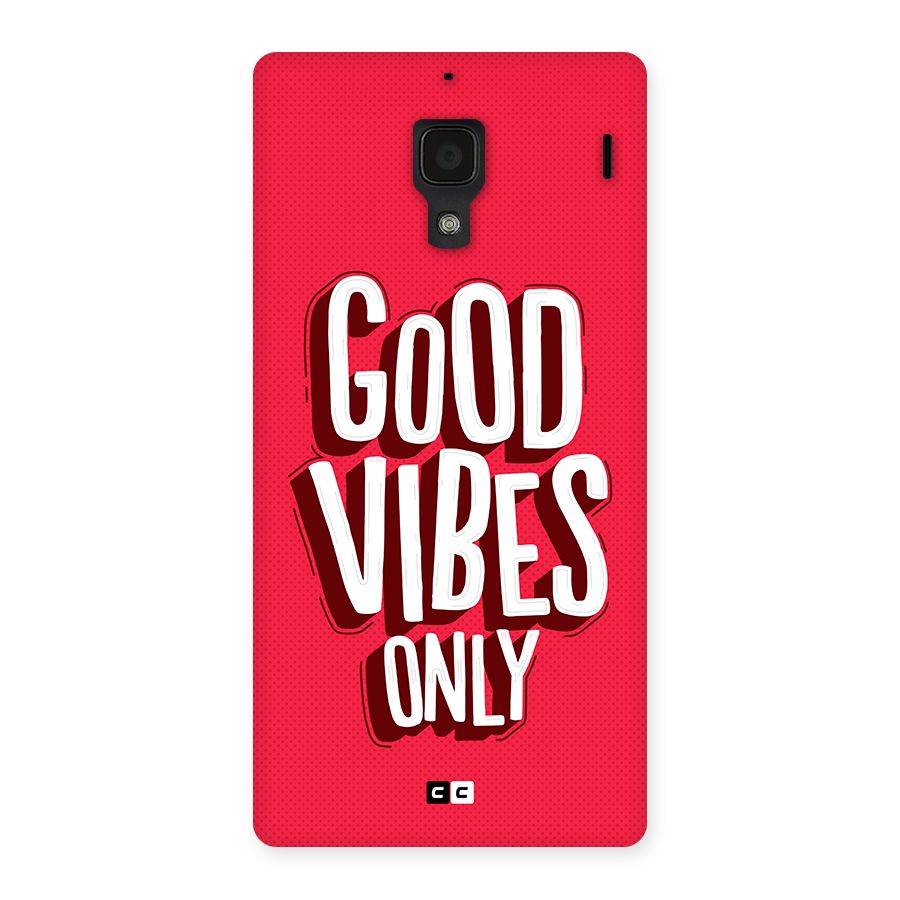 Good Vibes Only Pop Art Back Case for Redmi 1s
