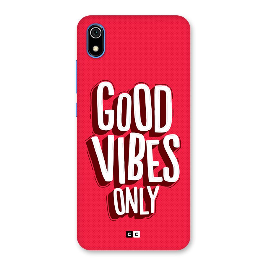 Good Vibes Only Pop Art Back Case for Redmi 7A