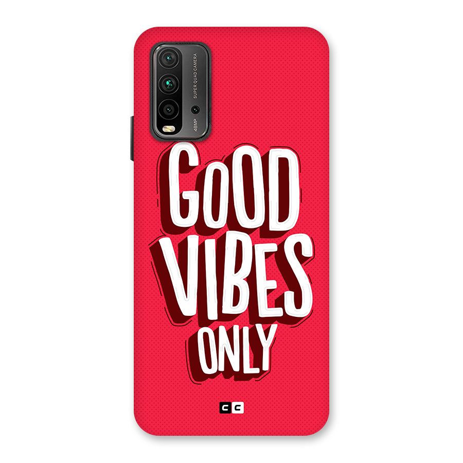 Good Vibes Only Pop Art Back Case for Redmi 9 Power