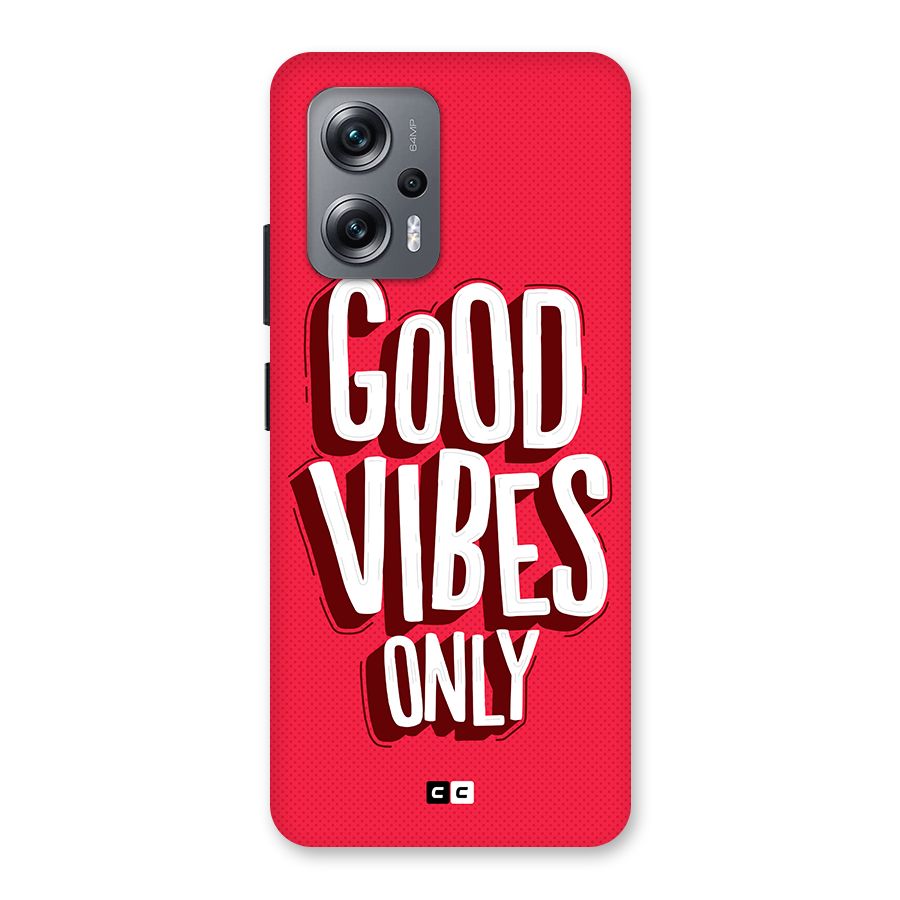 Good Vibes Only Pop Art Back Case for Redmi K50i