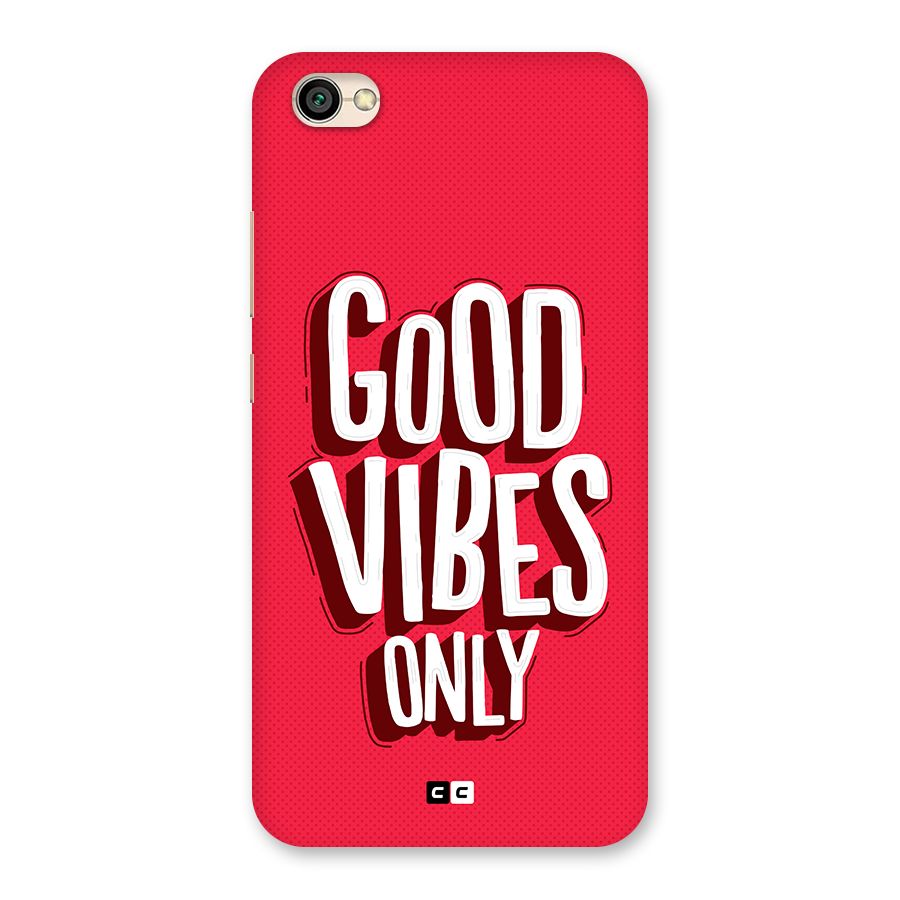 Good Vibes Only Pop Art Back Case for Redmi Y1 Lite