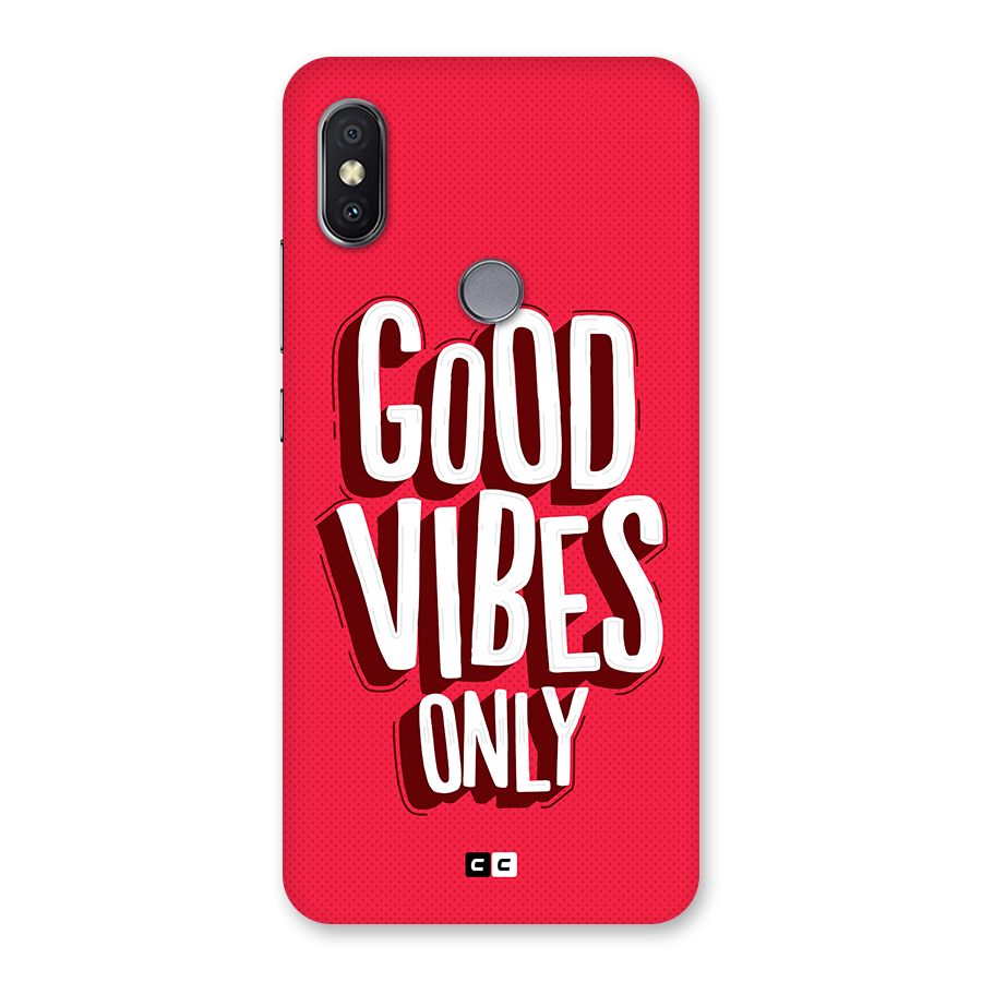 Good Vibes Only Pop Art Back Case for Redmi Y2