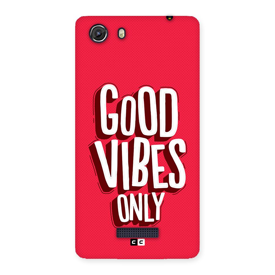 Good Vibes Only Pop Art Back Case for Unite 3