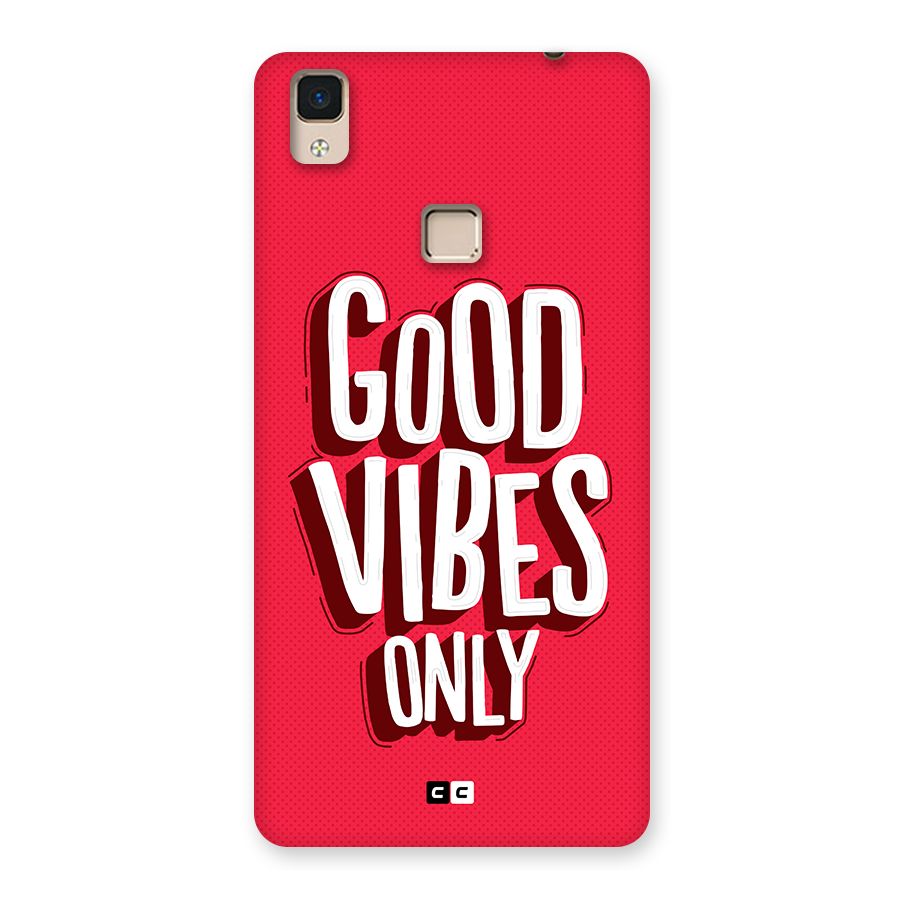Good Vibes Only Pop Art Back Case for V3 Max