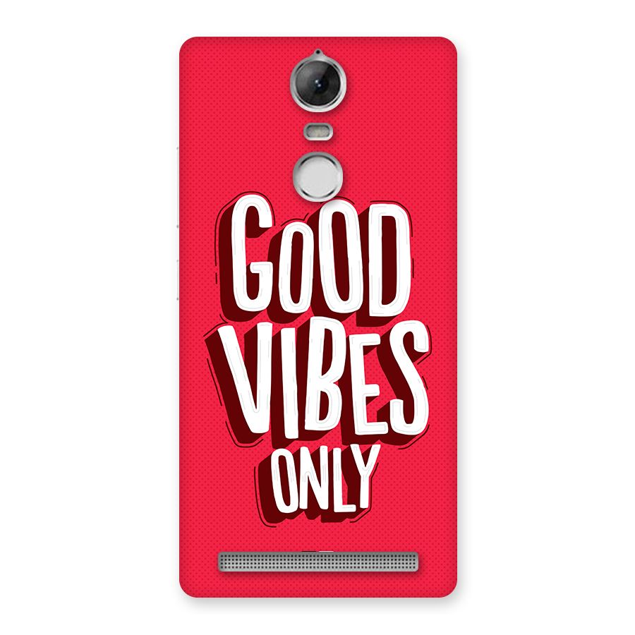 Good Vibes Only Pop Art Back Case for Vibe K5 Note