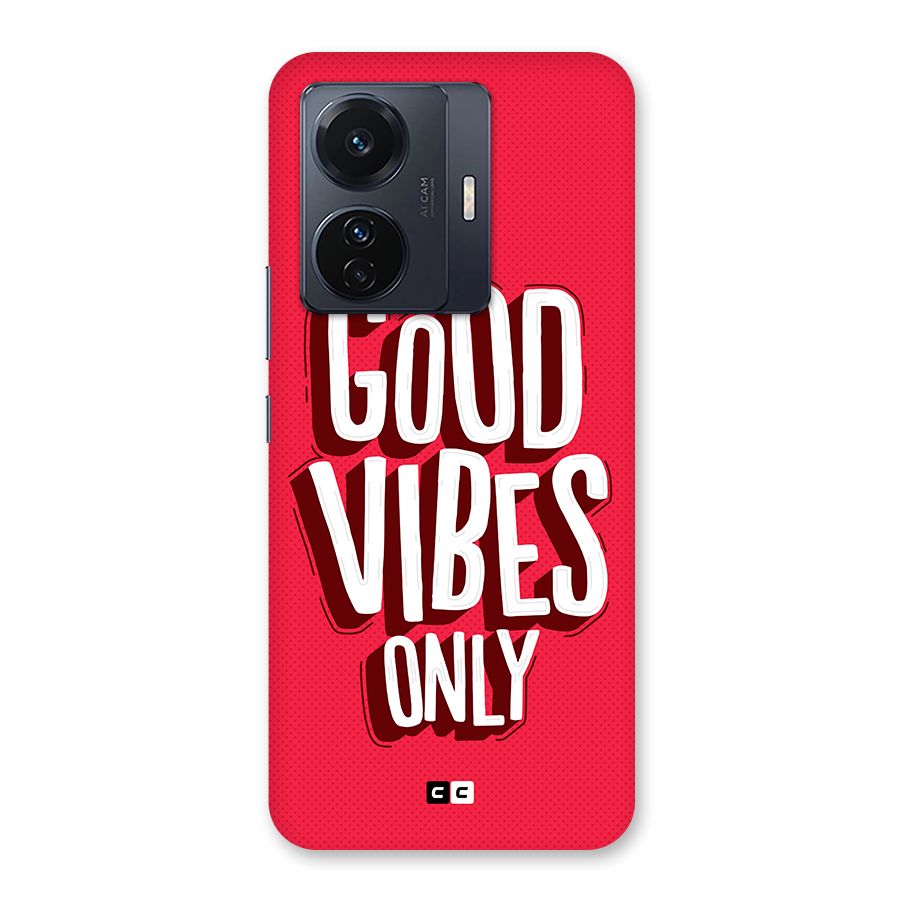 Good Vibes Only Pop Art Back Case for Vivo T1 Pro
