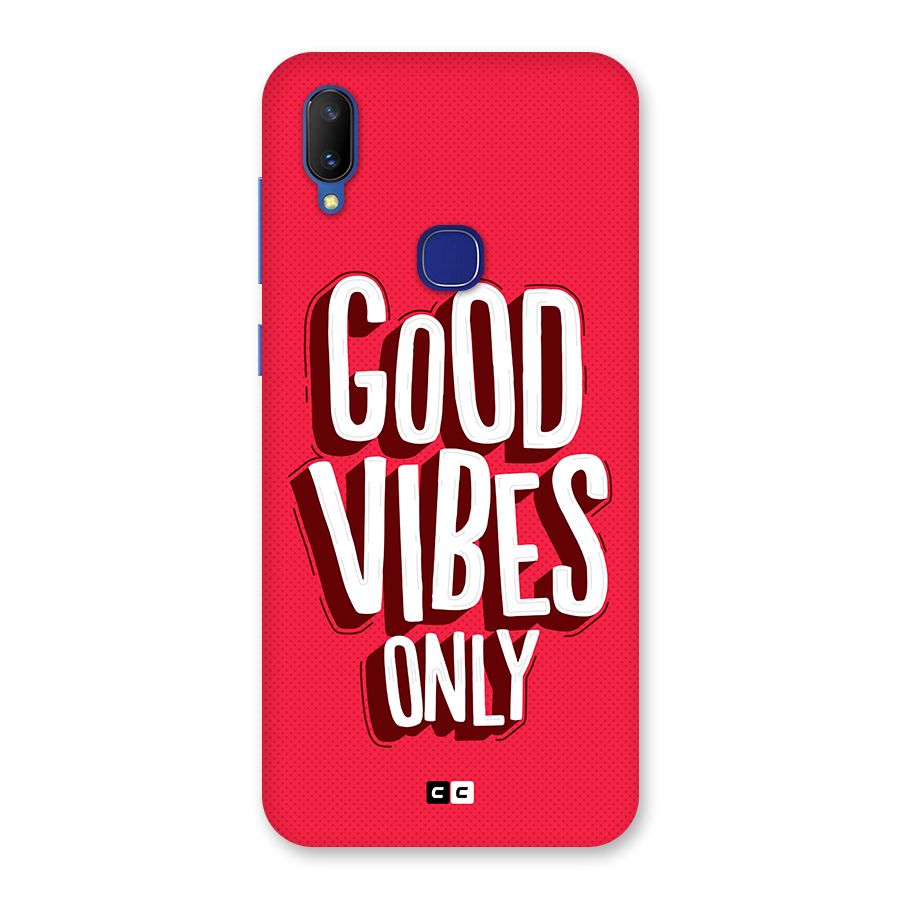 Good Vibes Only Pop Art Back Case for Vivo V11