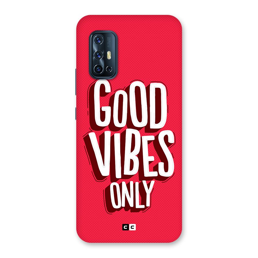 Good Vibes Only Pop Art Back Case for Vivo V17