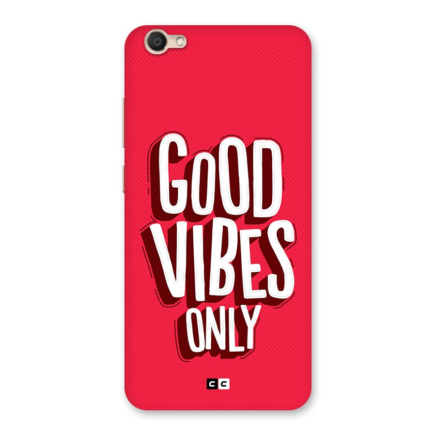 Good Vibes Only Pop Art Back Case for Vivo V5