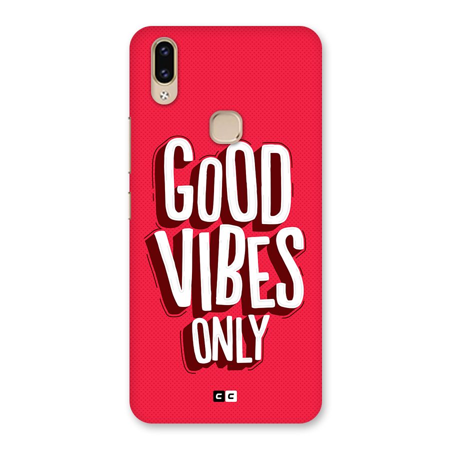 Good Vibes Only Pop Art Back Case for Vivo V9 Youth