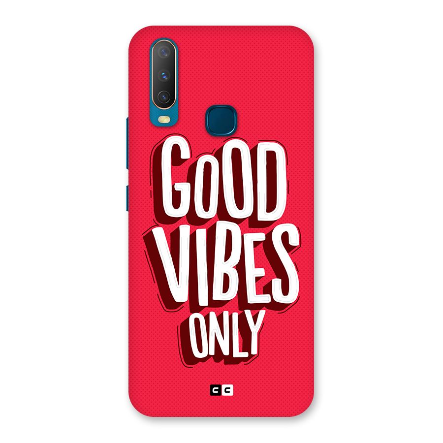 Good Vibes Only Pop Art Back Case for Vivo Y11