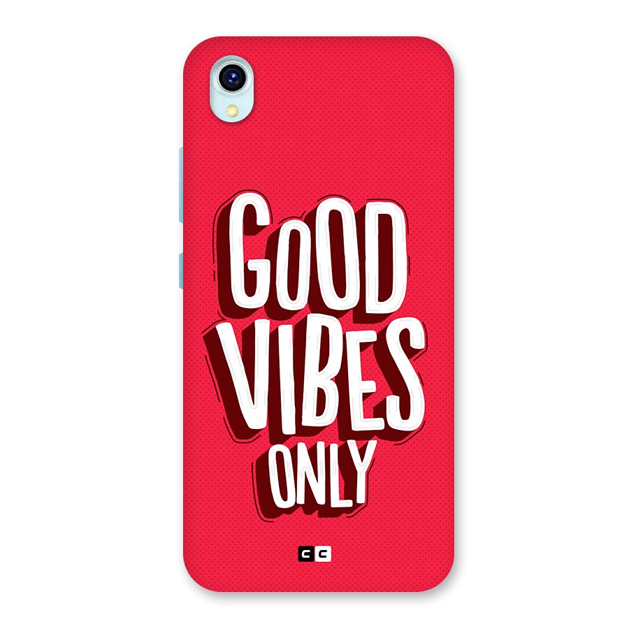 Good Vibes Only Pop Art Back Case for Vivo Y1s