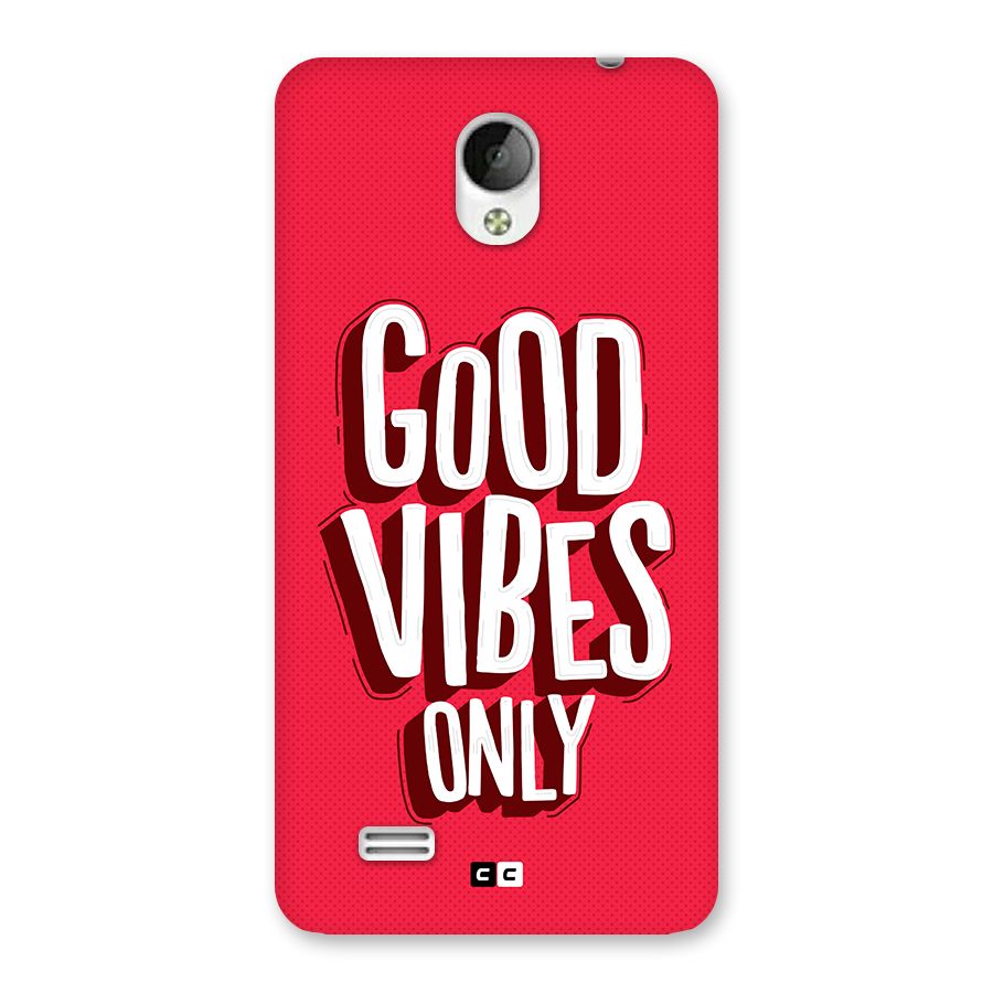 Good Vibes Only Pop Art Back Case for Vivo Y21