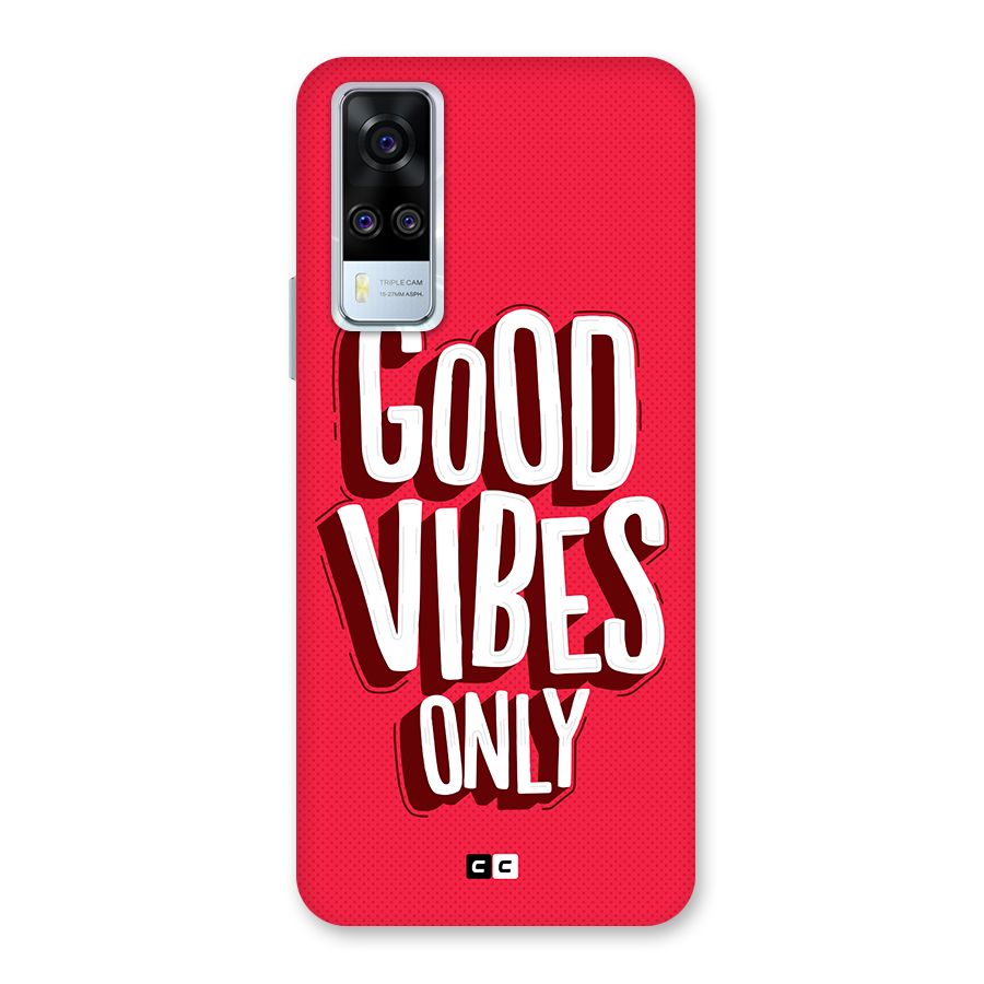 Good Vibes Only Pop Art Back Case for Vivo Y31