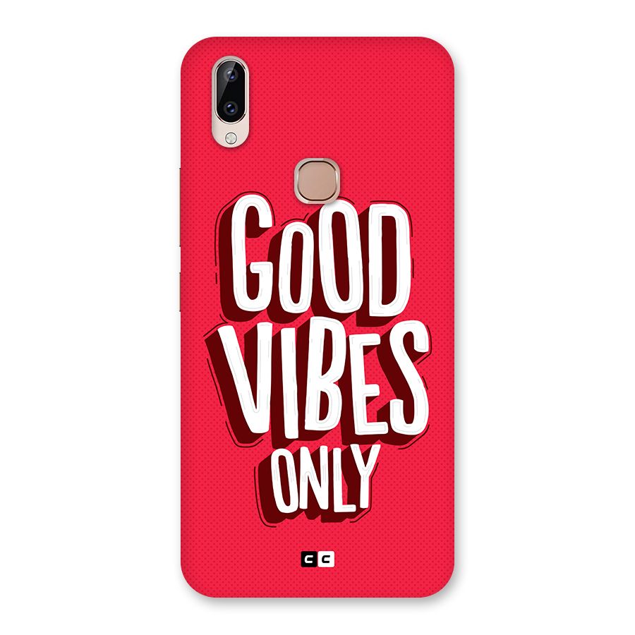 Good Vibes Only Pop Art Back Case for Vivo Y83 Pro