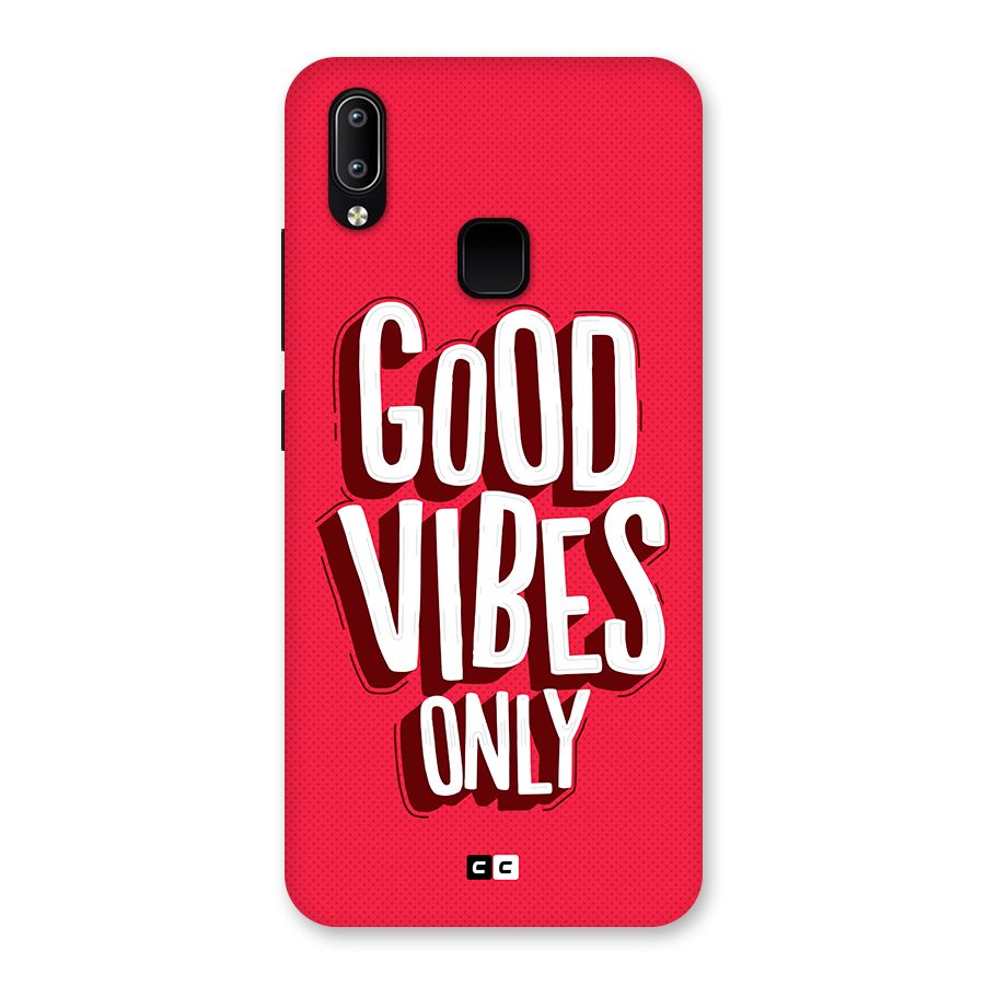 Good Vibes Only Pop Art Back Case for Vivo Y93