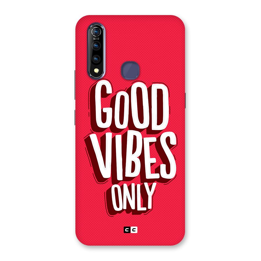 Good Vibes Only Pop Art Back Case for Vivo Z1 Pro