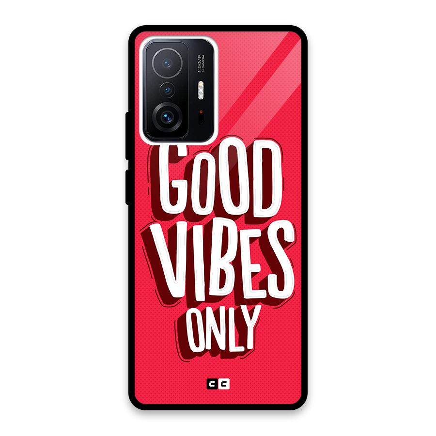 Good Vibes Only Pop Art Back Case for Xiaomi 11T Pro