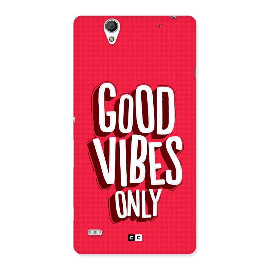 Good Vibes Only Pop Art Back Case for Xperia C4