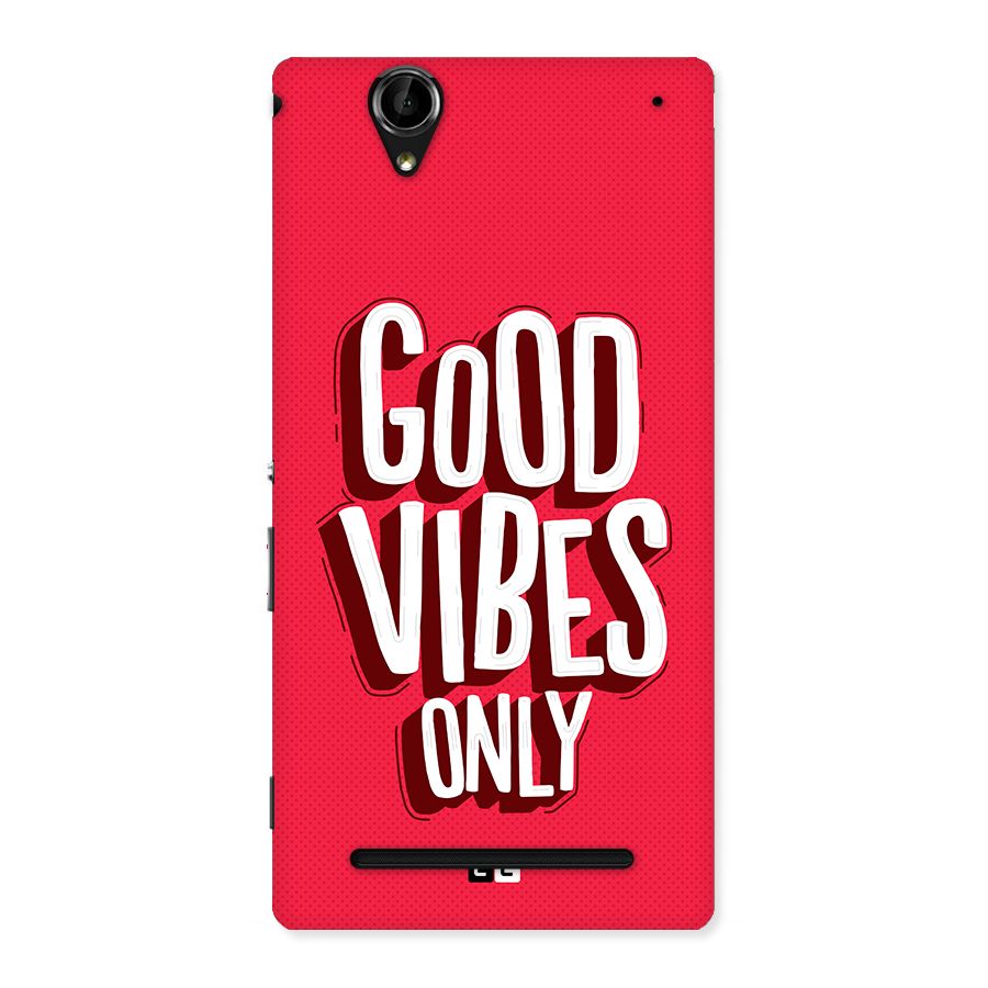 Good Vibes Only Pop Art Back Case for Xperia T2