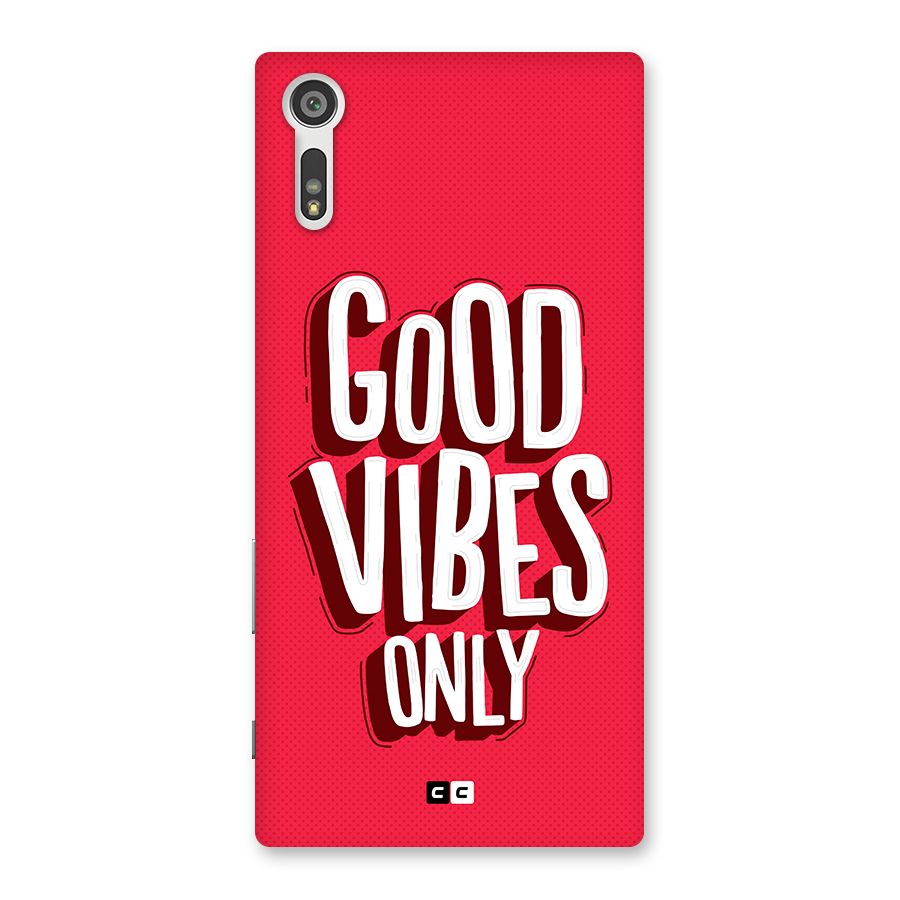 Good Vibes Only Pop Art Back Case for Xperia XZ