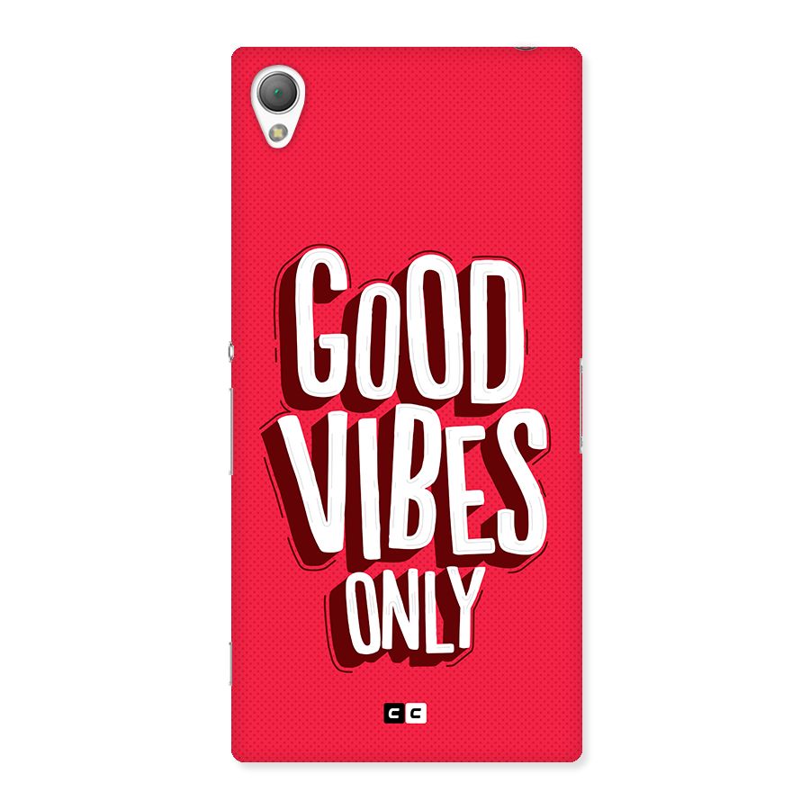 Good Vibes Only Pop Art Back Case for Xperia Z3