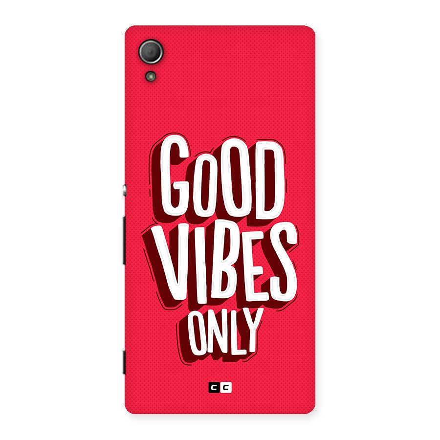 Good Vibes Only Pop Art Back Case for Xperia Z3 Plus