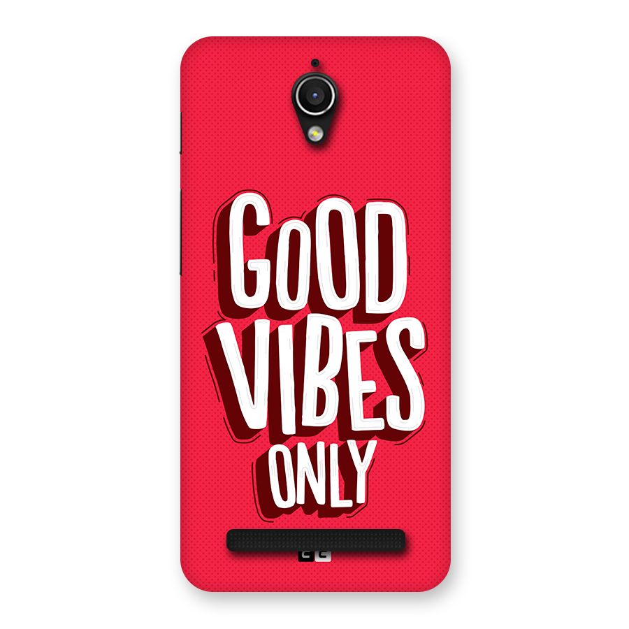 Good Vibes Only Pop Art Back Case for Zenfone Go