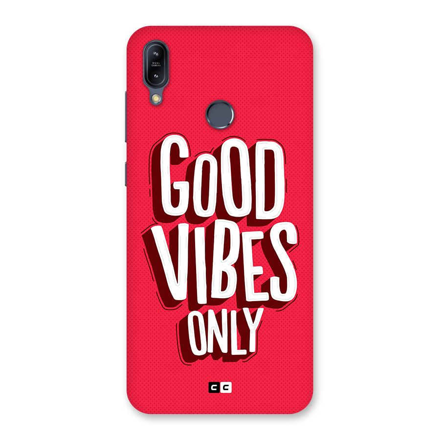 Good Vibes Only Pop Art Back Case for Zenfone Max M2