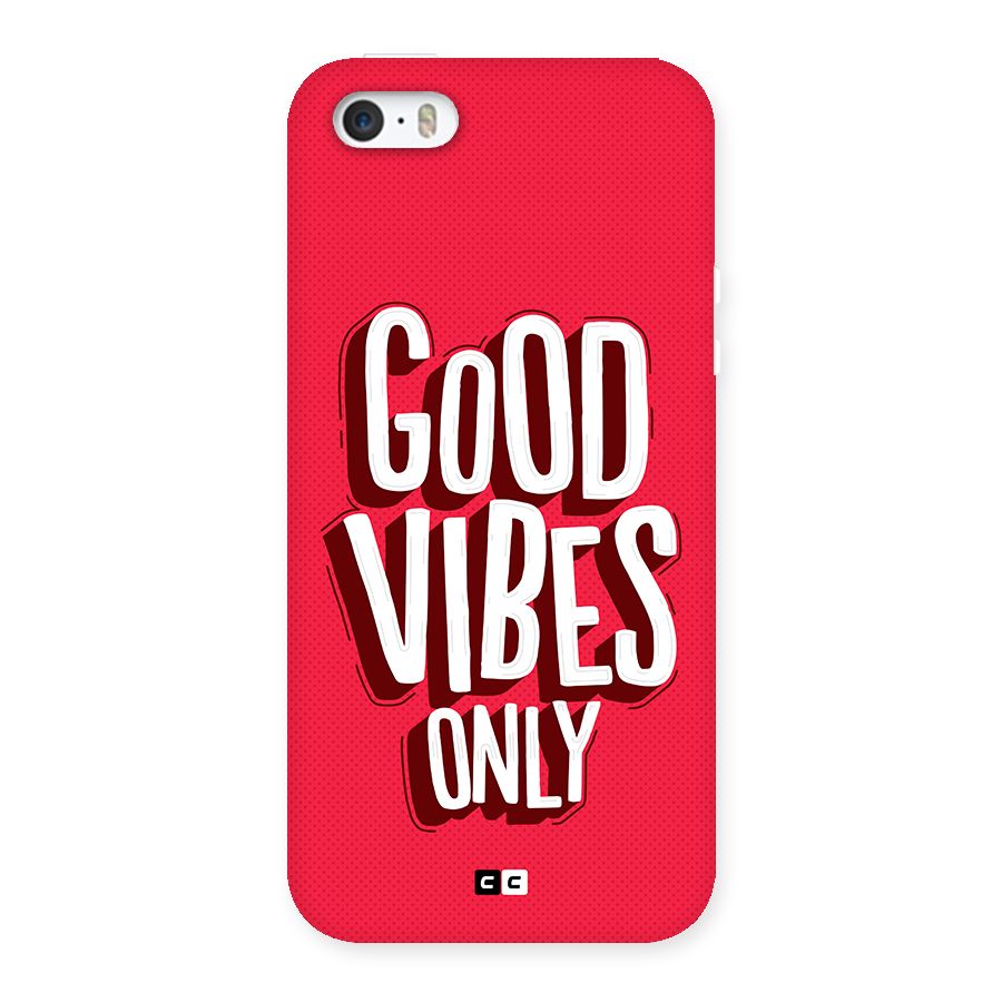 Good Vibes Only Pop Art Back Case for iPhone SE 2016
