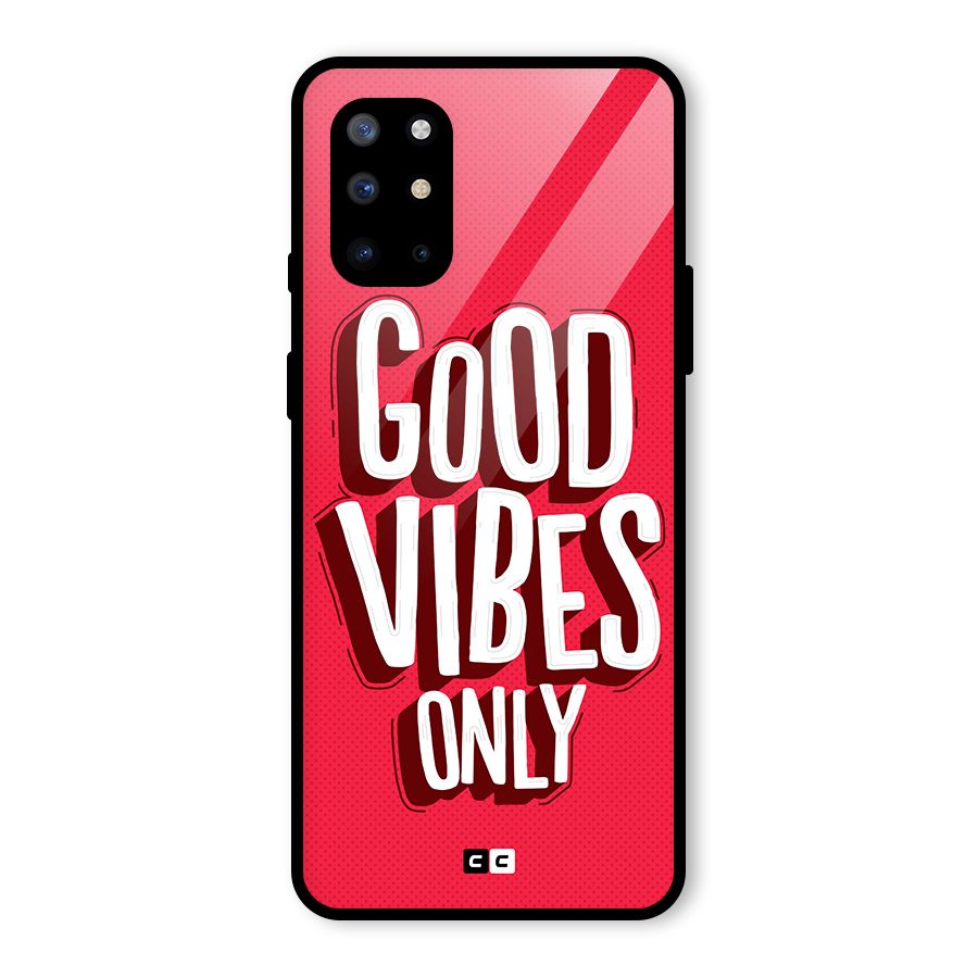 Good Vibes Only Pop Art Glass Back Case for OnePlus 8T