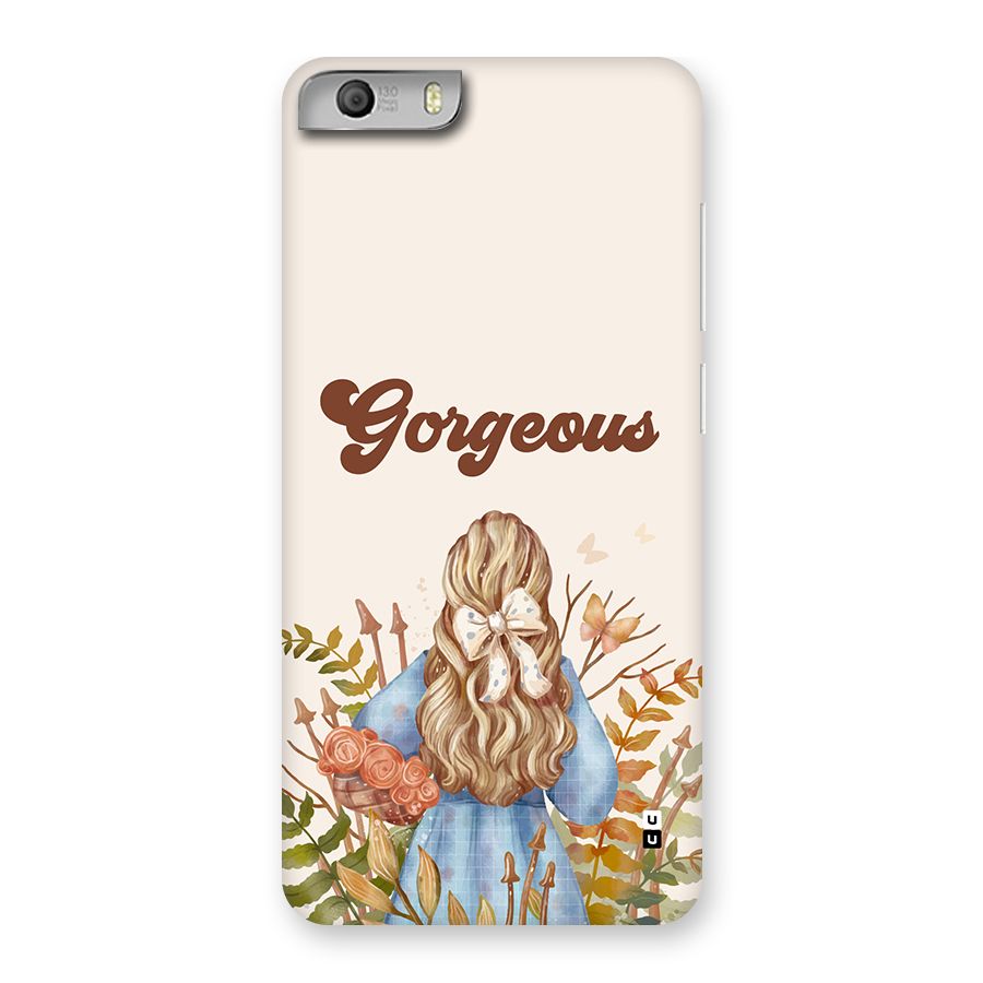 Gorgeous Girl Back Case for Canvas Knight 2