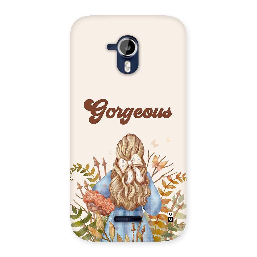 Gorgeous Girl Back Case for Canvas Magnus A117