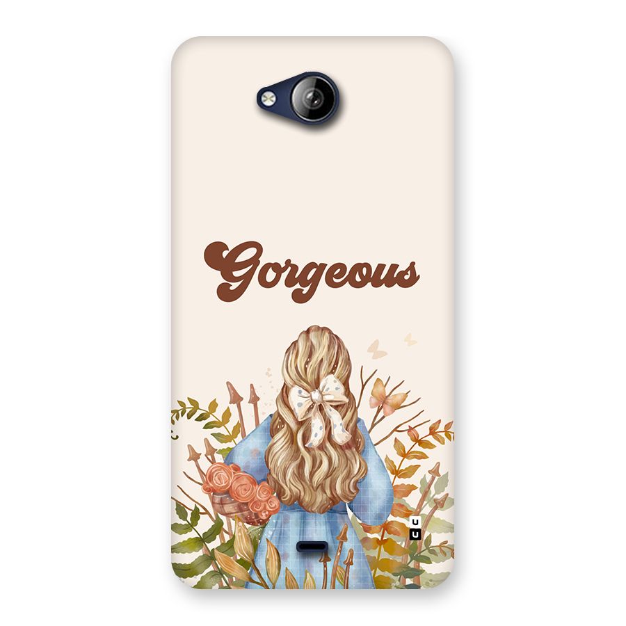 Gorgeous Girl Back Case for Canvas Play Q355