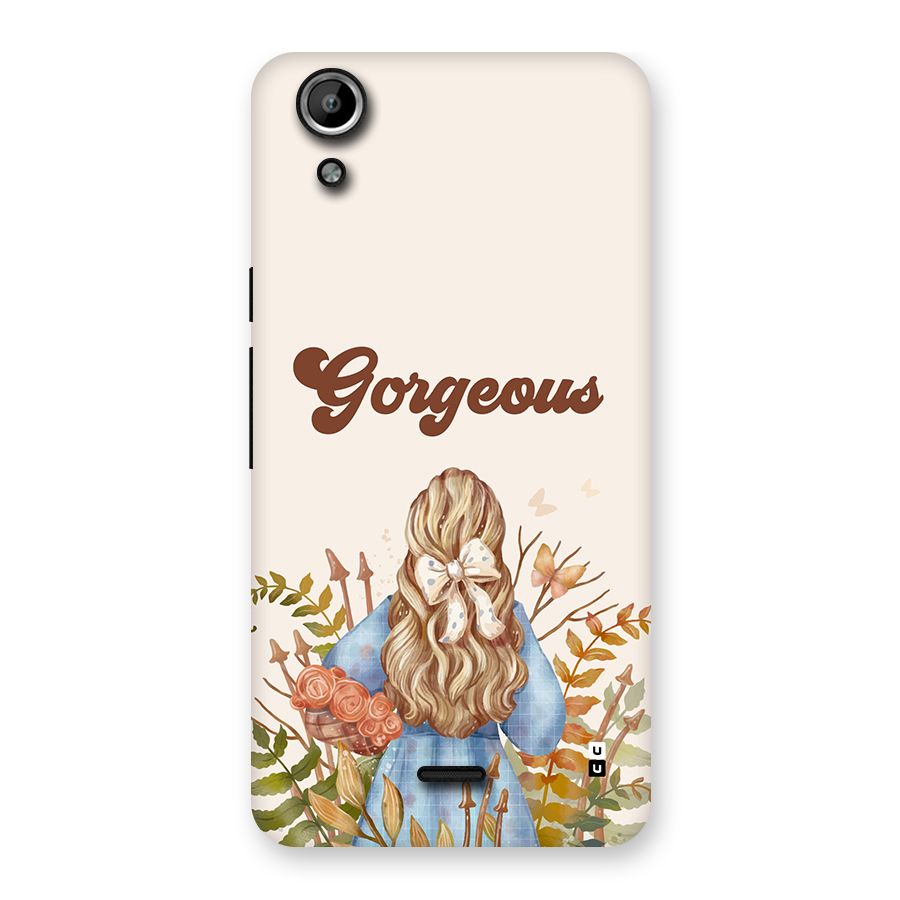 Gorgeous Girl Back Case for Canvas Selfie Lens Q345